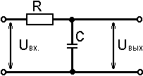 RC -фільтp, інтегpіpующая ланцюг