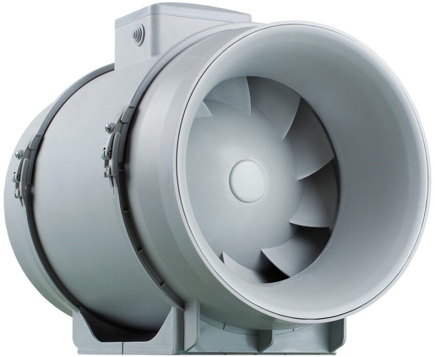 Безшумний канальний вентилятор можна зробити ще тихіше, якщо встановити відразу за корпусом спеціальний глушник, а також зробити обробку вентиляційної шахти матеріалом з високими звукоізоляційні характеристики