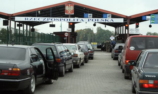 Польські прикордонники в графічному вигляді надали інформацію про черги на кордоні