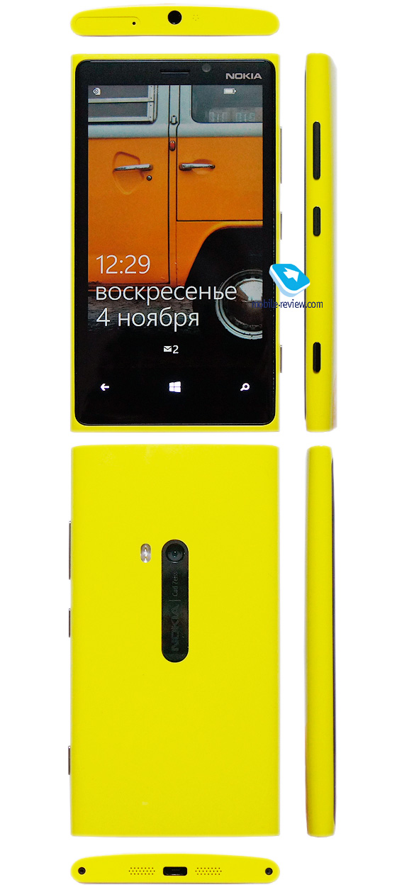 Дизайн і правда вдалий, на тлі однотипних android-смартфонів і з недавнього часу також однотипних windows phone-смартфонів Nokia зі своєю лінійкою Lumia хоч якось виділяється, і новий апарат - не виняток