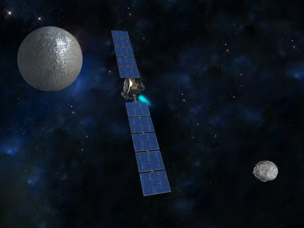 З 2011 по 2012 рік Dawn отримував відомості з максимально близької орбіти астероїда Веста, і передавав їх на Землю, а вже в 2015 році станція вийшла на орбіту карликової планети Церера, і до теперішнього часу його орбіта досягає десятків кілометрів над поверхнею астероїда