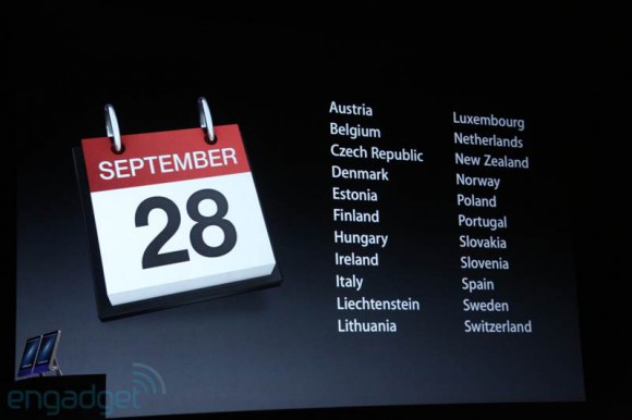 28 вересня iPhone 5 потрапить ще в 22 країни: