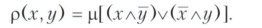 Особливо важлива так звана (о) -топологія, яка в разі нормованої Булевой алгебри метрізуемості і відповідає метриці